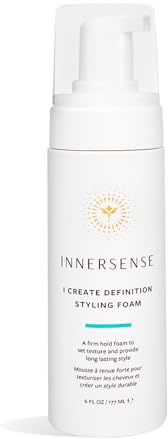 INNERSENSE Organic Beauty - Natural I Create Definition Styling Foam | Clean Haircare For Long-Lasting Curls (6 fl oz | 177 ml)