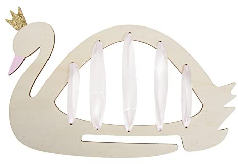 Toyvian Haarschleifenhalter Für Mädchen Stilvoller Wandorganizer Mit Schwänen Für Haaraccessoires Und Dekoration Im Kinderzimmer Für Ordnung Und Aufbewahrung