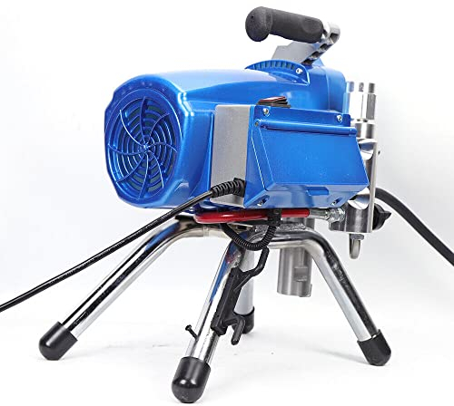 HarBin-Star Airless Système de pulvérisation de peinture 3000 PSI haute pression 3000 W Pistolet pulvérisateur de peinture murale Airless avec tuyau de 15 m pour peinture, peinture au latex, peinture