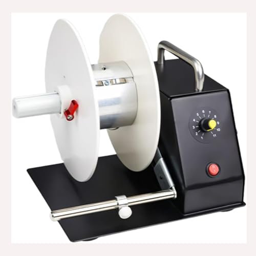 LHQYA Automatische Etikettenaufwickelmaschine, Etikettenaufwickelmaschine, Aufwickelbreite 20–110 Mm/Aufwickeldurchmesser 180 Mm/Geschwindigkeit 1–8 Zoll/s, 11-Gang-Getriebeeinstellung