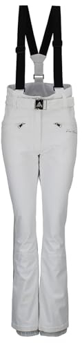 Peak Mountain Pantaloni da sci Donna Adam, bianco, M
