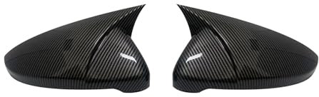 Spiegelkappen Außenspiegel Für VW Für Golf 7 7,5 Für R Für GTI Für R-Linie Seite Flügel Rückspiegel Shell Abdeckung Trim Auto Spiegelkappe(Carbon Look)