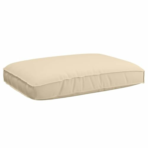 vidaXL Paletten-Sitzkissen Beige 120x80x12 cm Oxford-Gewebe