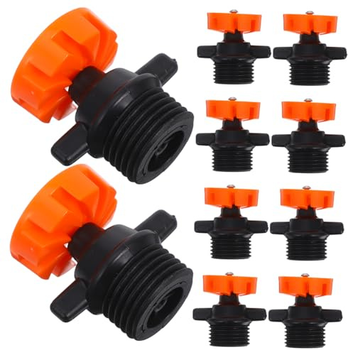 Hemobllo 10pièces Lot De Têtes Arrosage Rotatives Buse Atomisation Pour Systèmes Irrigation De Jardin Et Pelouse Orange