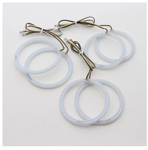 Faro Principale Fari Per Alfa Per Romeo Per Brera Per Spider 159 2005-2011 Kit Di Anelli Halo Angel Eyes LED In Cotone A Doppio Colore Con Luci Diurne Super Luminose Faro Auto