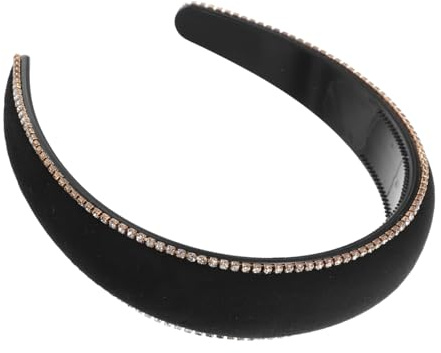 FRCOLOR Vadderat Diadem med Rhinestones Bekväm för Långtidsbruk Hållbart Lyxigt Håraccessoar för Bröllop Vardagligt Mode