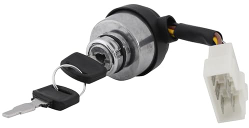 Acouto Interruptor de Llave de Encendido para Generador de Gas de 2,5-6,5 KW 188F, Diseño Duradero de 6 Cables y Fácil Instalación para Uso en Exteriores