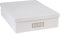 Bigso Box of Sweden 945145541 Boîte de Rangement Format A4 Panneau de Fibre Blanc 35 x 26 x 8,5 cm