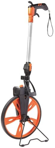 Keson RRT12 Top Reading Center Line Measuring Wheel with Handle Brake and Reset (Graduations: ft. & in.), 3-Foot