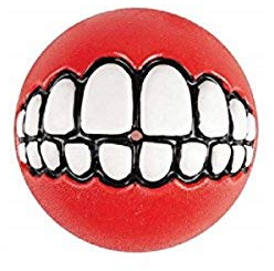 ROGZ GR04-C Grinz Ball/Spielzeug, L, rot