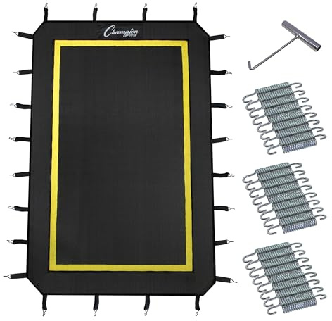 Champion Unisex-Erwachsene Zielscheibe und Federn für LBT43 Lacrosse Oberfläche, Ersatz-Deluxe-Rebounder-Netz, 91 x 122 cm
