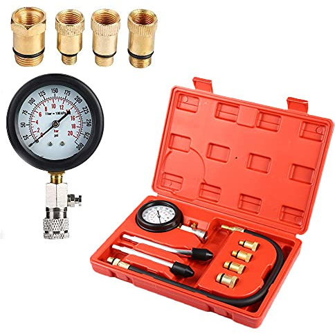 Kompressionstester KFZ Kompressionsprüfer 0-20 bar oder 0-300 psi inkl. Koffer, M18 M14 M12 M10