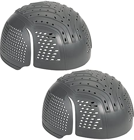 Ergodyne Skullerz 8945F(x) Universal Bump Cap Insert with Extra Venting, Fits Into Any Baseball Hat, 2-Pack, Charcoal
