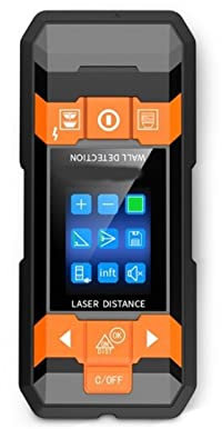 SHALOLY Rilevatore di cablaggi in Metallo Rilevatore di Legno per Filo e Cavo per Scanner da Parete a Raggio Laser Adatto per Adulti e Bambini (Color : Black, Size : 2101D) (Black 2101C)