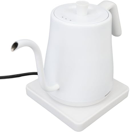 Hervidor Eléctrico, Hervidor de Cuello de Cisne Resistente Al Calor 1000W 800ml para Oficina (Enchufe europeo 220V)