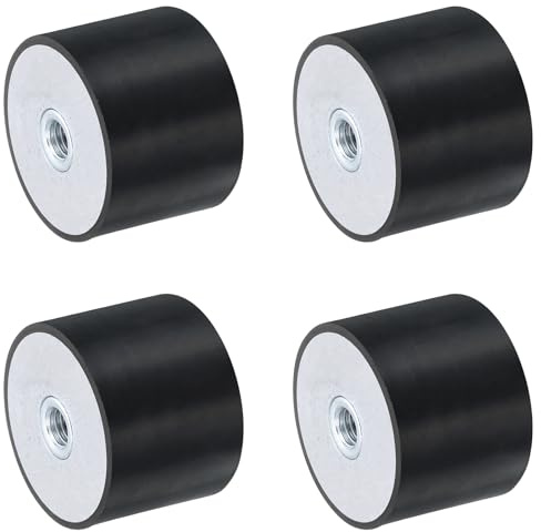 QUARKZMAN M8 Gewindebuchsen aus Gummi 40 x 30mm Schwingungsisolatoren | Ersetzt Antivibrationspads Flacher Silentblock Basisblock