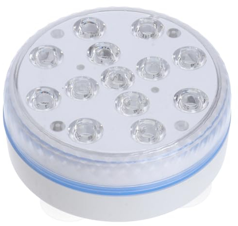 Happyyami Luz De Buceo Led Blanca Para Vela Decoración Para Estanque Piscina y Fuente Luces Subacuáticas Control Remoto Luces De Vela Sumergibles Para Piscina