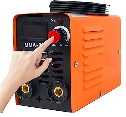Máquina de soldadura de MMA-250, máquina de soldadura eléctrica de arco inversor, soldadores ajustables de corriente con caja de almacenamiento de herramientas, máquina de soldadura
