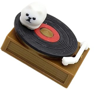 Qcbuegof Tourne-disque fait à la main pour maisons de poupées - Look vintage détaillé - Pour expositions nostalgiques et collections d'art - Gramophone décoratif en résine synthétique