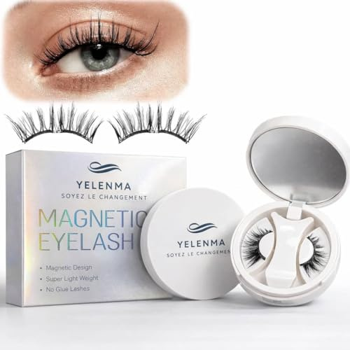 Faux Cils Magnétiques avec Applicateur (Faux cils moyens)