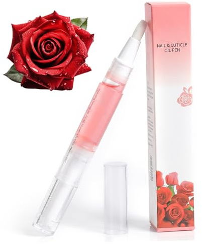 Bolígrafo de aceite para cutículas, fortalecedor de uñas con fórmula nutritiva, herramientas de manicura portátiles para cutículas secas y uñas sanas