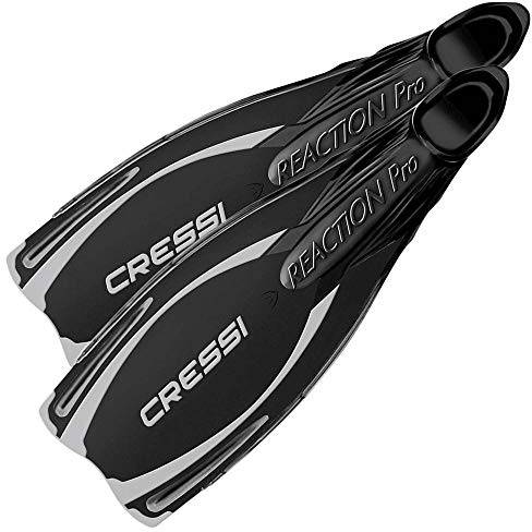 Cressi Reaction Pro Fins - Flossen zum Tauchen, Freitauchen und Schnorcheln, Adult Unisex