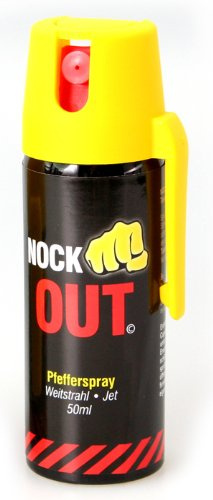Nock Out ® Pfefferspray, Weitstrahl, 50 ml (298€/1l)