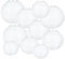 Encham 10er Papierlaterne Weiß Lampions Gekreuzte Laterne Lampenschirm für Hochzeit Party Geburtstage Dekoration