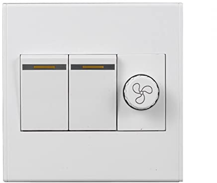 Interrupteur mural pour ventilateur de plafond, CA 180 V-250 V, 2 canaux, contrôleur double 86 commutateurs, PWM, variateur continu pour variateur 200 W