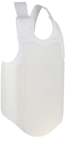 Alomejor Protège-Poitrine de karaté Taekwondo Gilet de Protection de Poitrine de karaté Accessoire de Protection de Poitrine de karaté de Boxe pour Enfant Adulte Unisexe (S)
