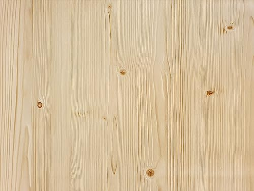 DecoMeister Vinilo Adhesivo para Muebles 90x50 cm - Papel Decorativo con Efecto Madera para Cocina, Armarios y Mesa - Lámina Autoadhesiva Termoformable, Impermeable y Lavable - Pino Júrasico