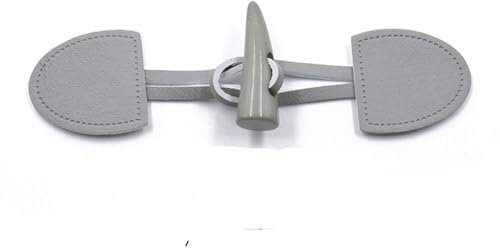 LUMoony Leder-Horn-Knebelknöpfe 4 Paar PU Leder Knebelknöpfe Horn Toggle Tasten Resin Nähknöpfe Für Kleid Hemd Knöpfe Zum Nähen Umhang-Verschluss Verschluss Horn Knebelverschlüsse Knebelknöpfe