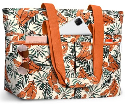 ENONEO Grand Sac de Plage avec Fermeture Éclair 45L, XXL Famille Sac de Plage Imperméable Piscine Sacs Cabas Femme Voyage Pliable Beach Tote Bag pour Plage Piscine Gym Vacance