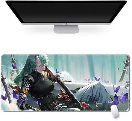 HDkxbf Alfombrilla De Ratón For Juegos De Anime, Ordenador Portátil, Alfombrilla De Escritorio De Anime, Impermeable Y Antideslizante(MRFZ-12,900x400mm)