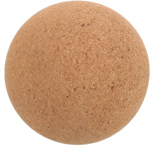 Abaodam Yoga-Faszienball Massageball aus Kork stachelig Korkwalze Yogahugbälle Korken Rückenmassageball hart Yoga-Trainingsball Handball massieren Massagebälle für die Füße Massagezubehör