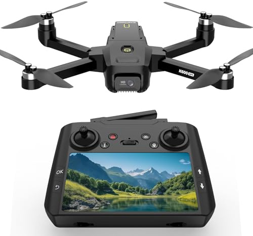 GPS Drone Avec Caméra 4K,Moteur Sans Balais, Retour Auto, Flux Optique Pour Adultes/Enfants/Débutants