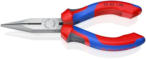 KNIPEX Tools 2502140 Spitzzange mit Schneider, Mehrkomponenten