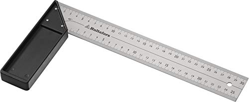 Hultafors Schreinerwinkel, 30 cm, 260203, Anschlagwinkel mit Klinge eloxiertem Aluminium