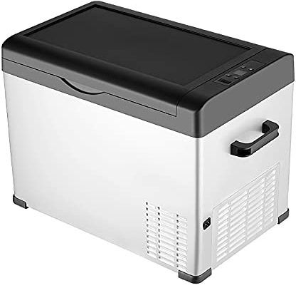 GETZ 40 L Nevera Portátil para Coche 12/24 V Nevera Eléctrica Portátil Nevera Congelador Portátil Eléctrica con Compresor para Camping, Vehículo, Camión, RV, Barco, Viaje, -20 ° C-20 ° C