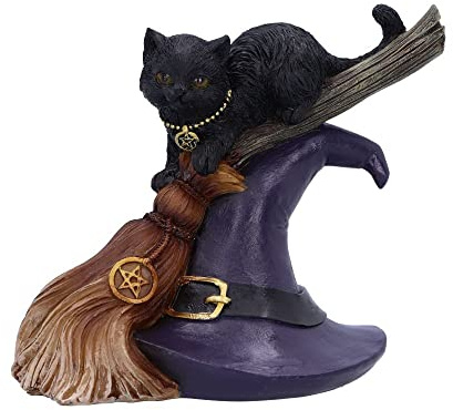 Nemesis Now Figura de Gato embrujado, Multicolor, 13,3 cm