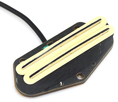 Humbucker Bridge Pickups Für Telecaster E-Gitarren Dual-Coil Bridge Pickups Dual-Track-Pickups Pickup für E-Gitarre (Color : Yellow)