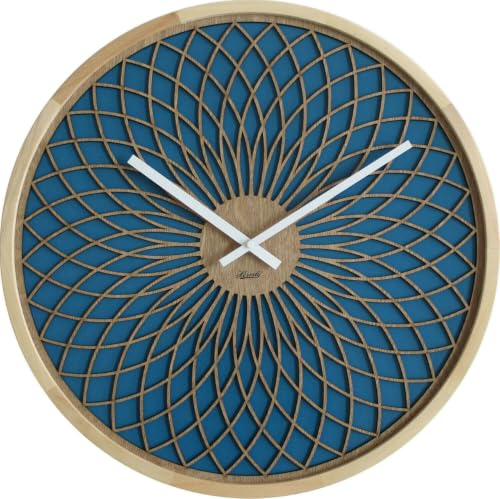Hermle Holz Wanduhr in 3D Optik Ø 50 cm 30101-002100