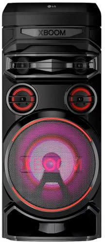 LG XBOOM RNC7 Multi Bluetooth, basses puissantes, entrée micro et guitare