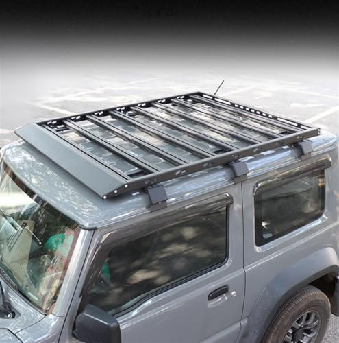 WEIQQI Dachträger Dach Gepäckkorb für Suzuki Jimny JB74 2019 2020 2021 2022, Gepäckträger Dachgepäckträger Dachkorb Korb Gepäck Fracht Träger Gepäckträger Gepäckkorb