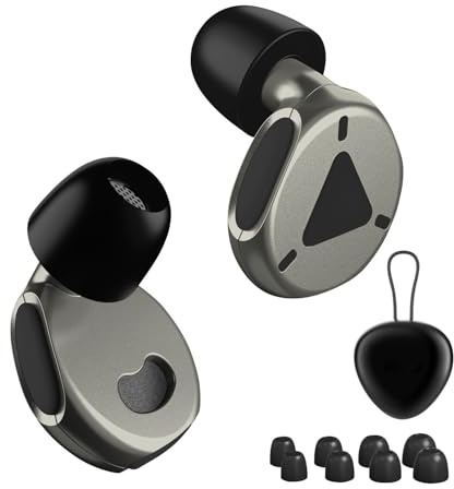 iRnergy Ohrstöpsel Konzert Noise Cancelling, Ear Plugs Gehörschutz für Konzerte, Festivals, Live-Events, Musiker, Schlafen, Sport, Anti-Schnarch und Nacht, 35dB-Geräuschreduzierung Dunkelgold