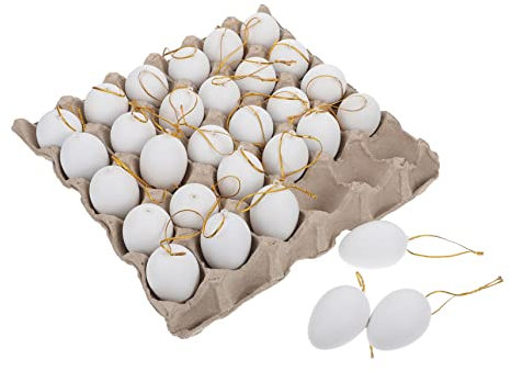 JOINPAYA 1set Easter White Pendants Unfinished Holders for Creative Handicrafts and Party Decorations