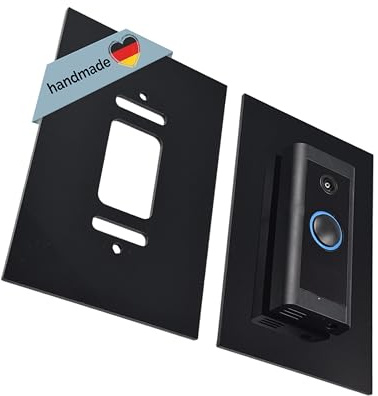 LazerlichtCraft | Acrylglas Blende Klingelschild für Ring Video Doorbell Wired/Kabel – Türklingel Zubehör