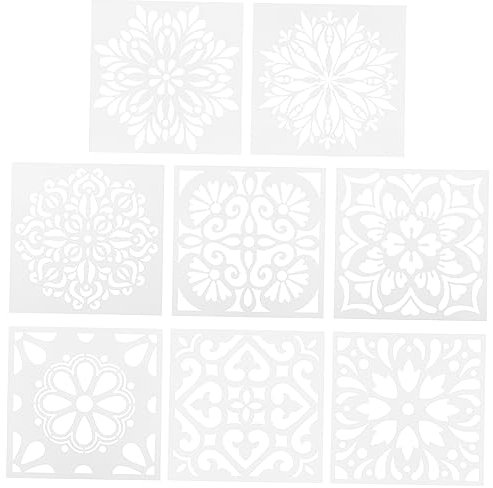 DIYEAH Malvorlagen Für Jungen Und Mädchen 8-teilig Mandala-zeichen-graffiti-sets Kunstbedarf Aus Kunststoff Sicher Für Jungen Und Mädchen Zufälliger Stil