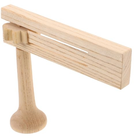 BESPORTBLE Wooden Toddler Noise Maker Ratchet Instrument for Sports Events Party Favor Traditional Musical Toy for Early Education and Festive Gatherings