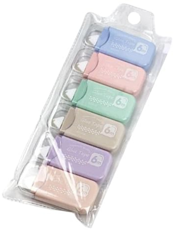 Applicatore Per Nastro Adesivo | 6 Pezzi Dispensatore Per Nastro Biadesivo,Corridore Per Dispensatore | Per Scrapbook Journaling Artigianato Scuola Sala Riunioni Ufficio Aula Incarto Foto Casa